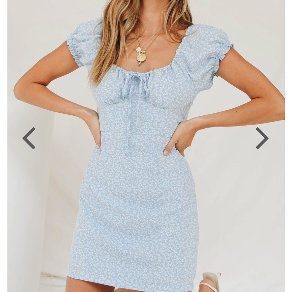 Blue Verge Girl Dress